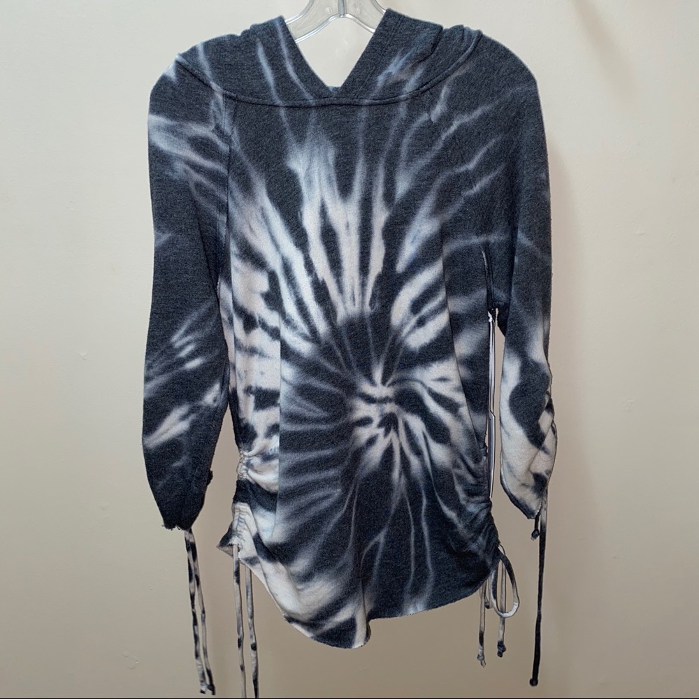Tie Dyed Fringe Sweatshirt